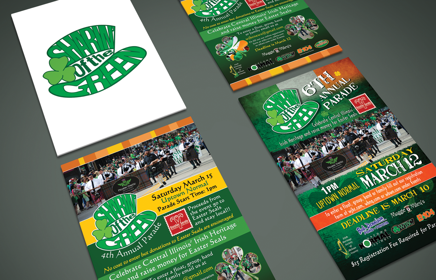 Sharin' of the Green Parade Logo and Poster